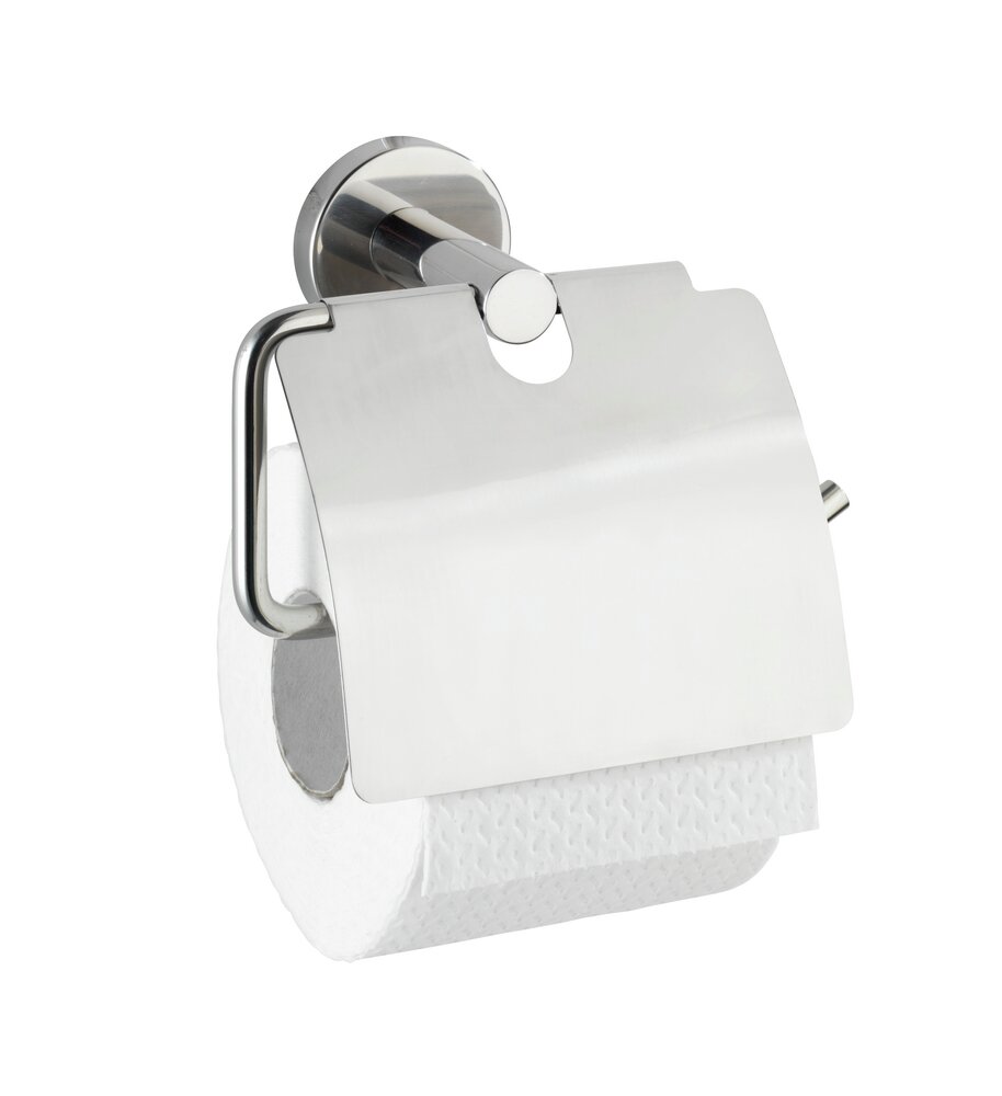 Toilettenpapierhalter Mod. Bosio mit Deckel Edelstahl rostfrei