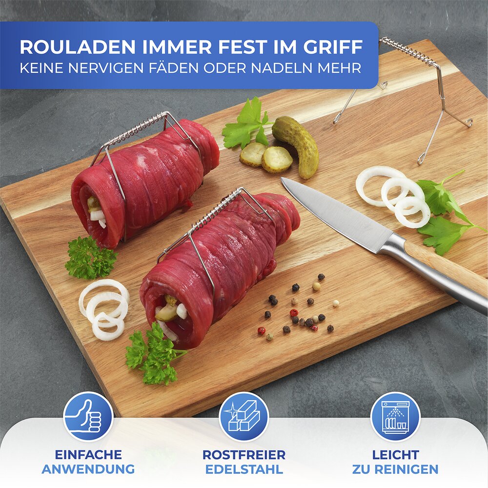 Rouladenklammern, 20er Set  wiederverwendbar