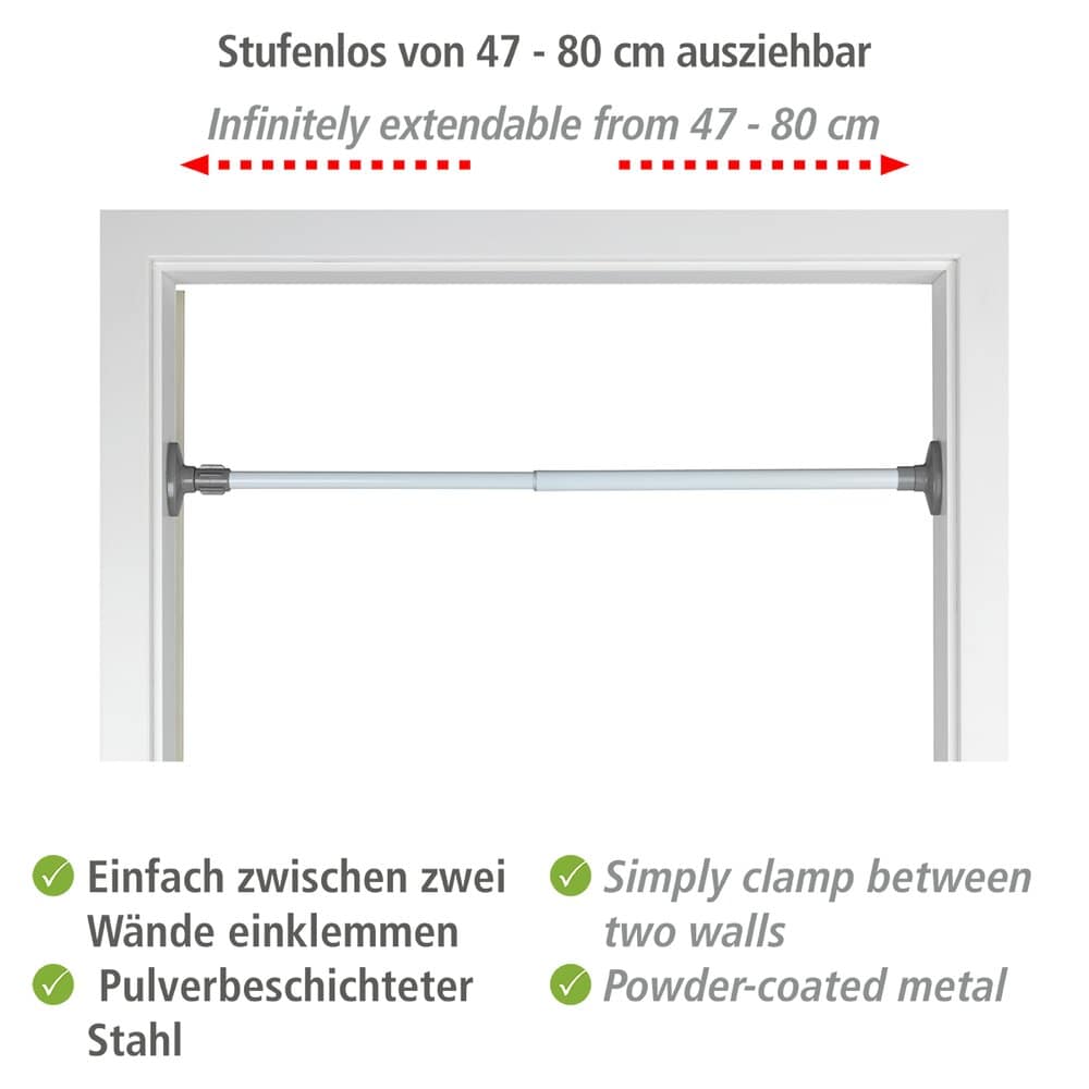 Teleskop-Klemmstange Mod. Herkules Klemmregal