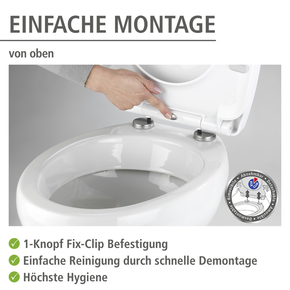 Premium WC-Sitz Tucan High Gloss  Toilettensitz mit Absenkautomatik