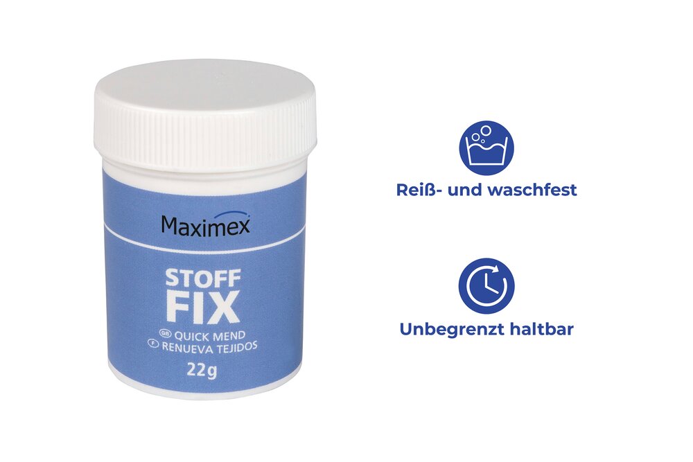 Stoff-Fix Pulver, 22 g  wasch- und reinigungsbeständig