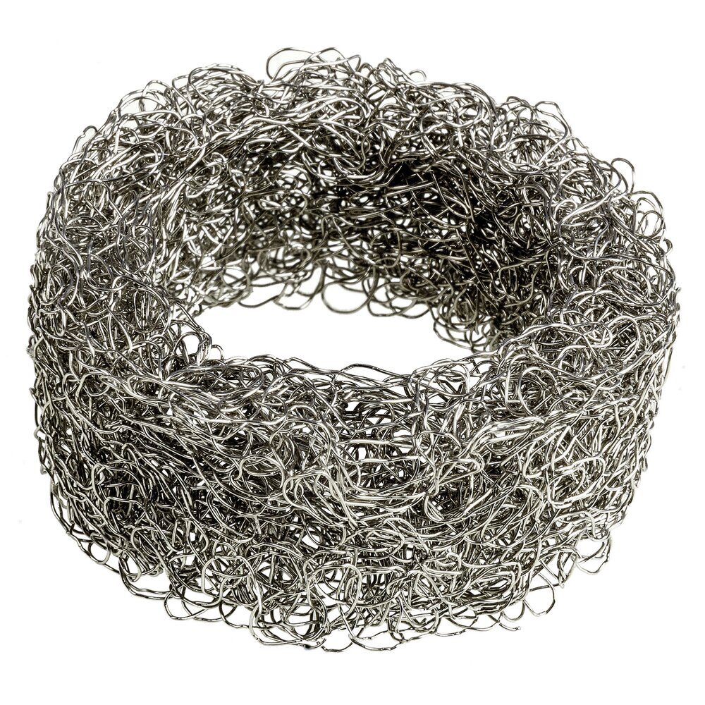 Collecteur de calcaire Mod. Hexi, set de 2, argent, acier inoxydable, 4x2 cm  sans produits chimiques, nettoyage facile