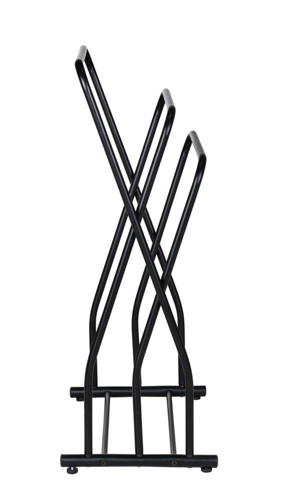 Porte-serviettes Granelli Noir  acier laqué, mat
