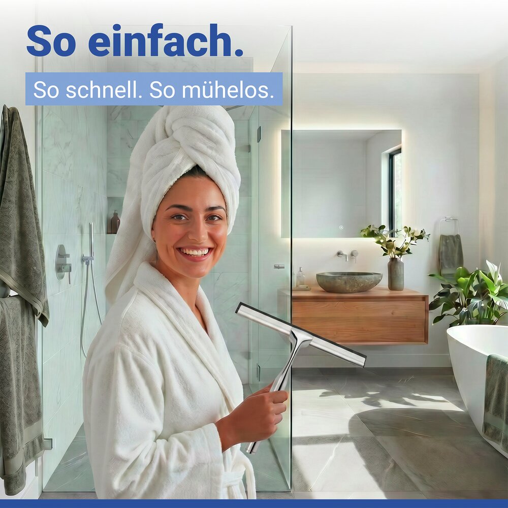 Badezimmerwischer Mod. Terni  Chrom