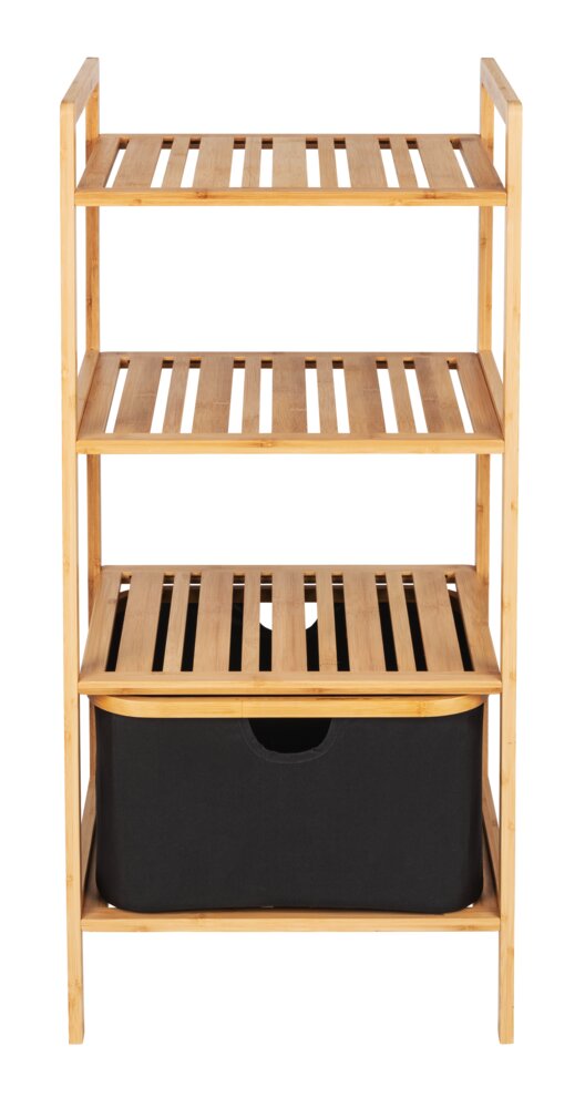 Étagère à 3 niveaux Mod. Ecori  bambou certifié FSC®, polyester
