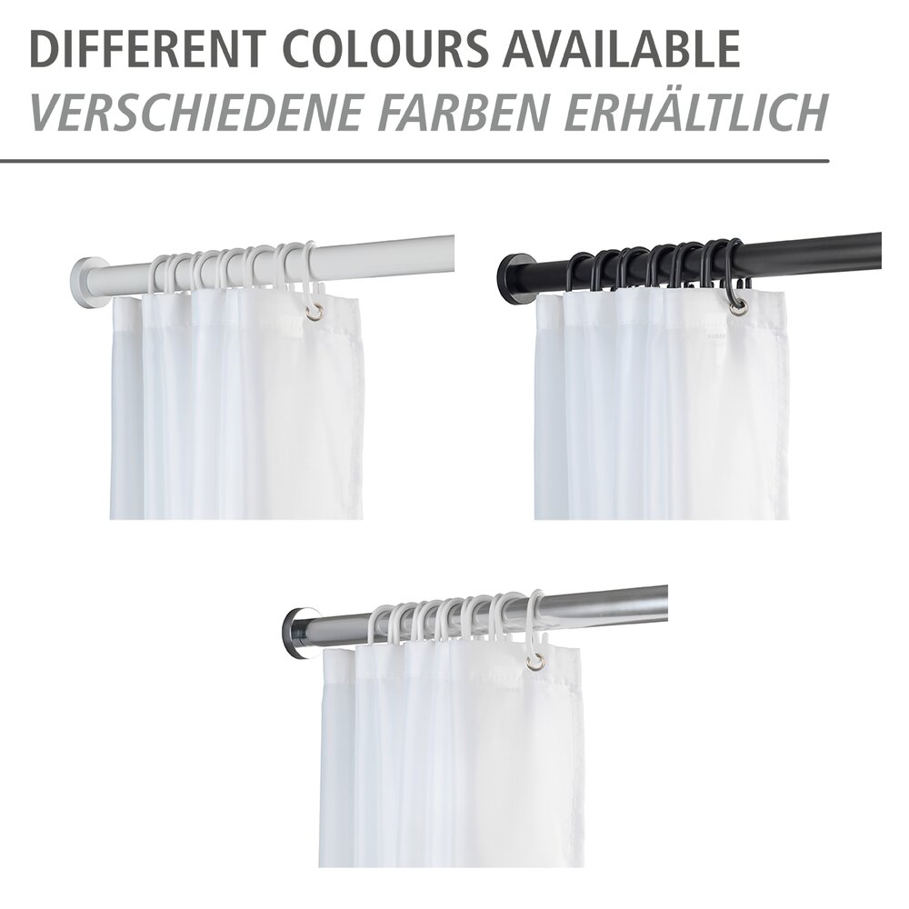 Luz telescopische douchestang 110 - 185 cm, chroom