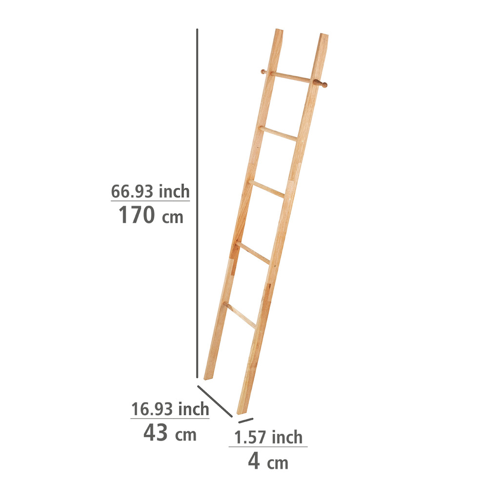 Handtuchleiter Norway Walnussholz  massiv, Handtuchhalter