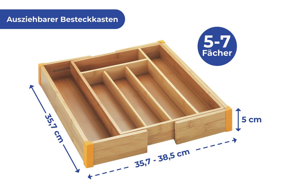 Range-couverts Bambou  télescopique