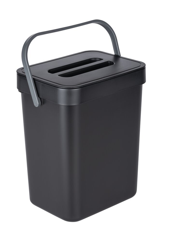 Hangende keukenprullenbak met handvat Mod. Tago 5 liter
