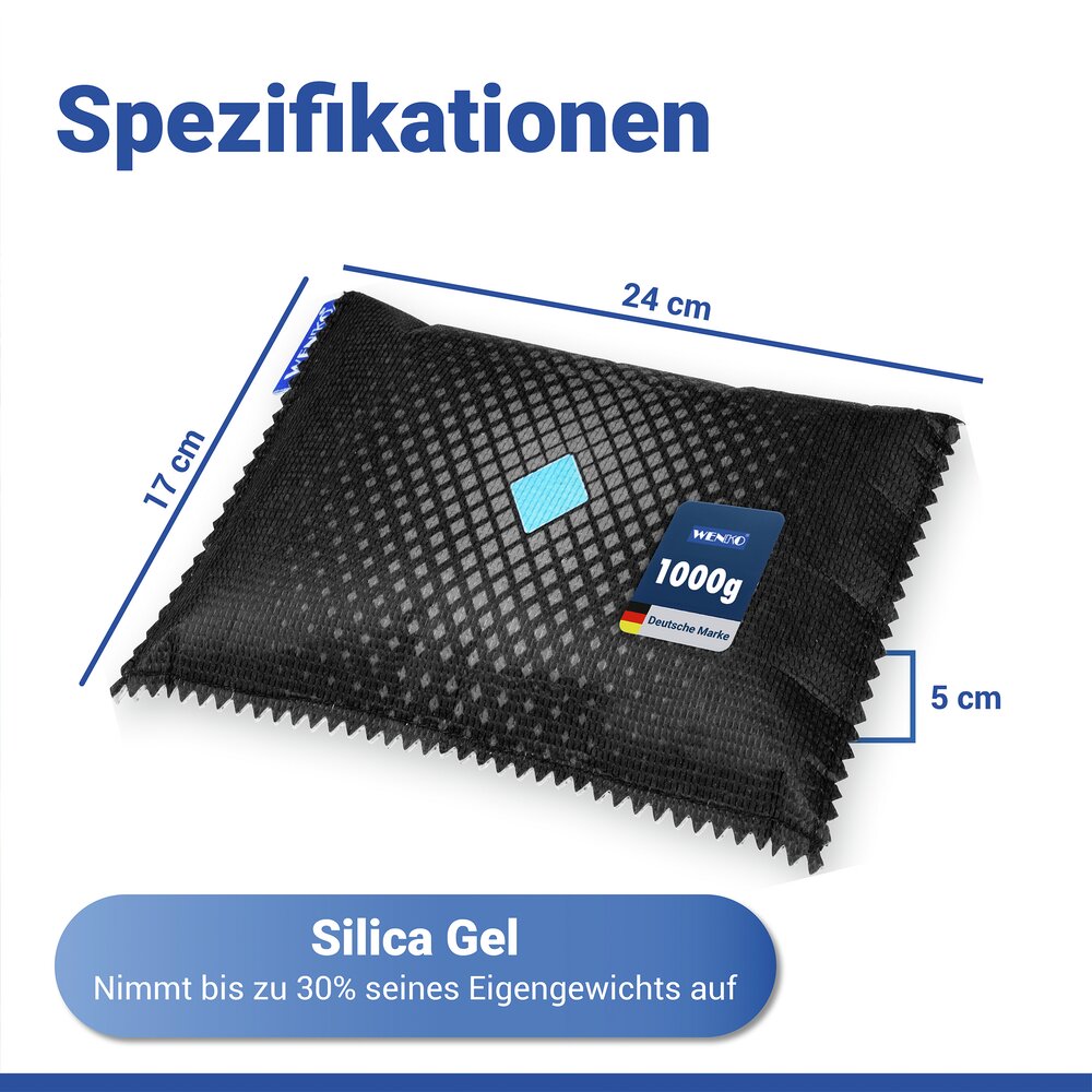 Auto-Entfeuchter mit Indikator 1000 g  wiederverwendbar, hilft bei beschlagenen Autoscheiben