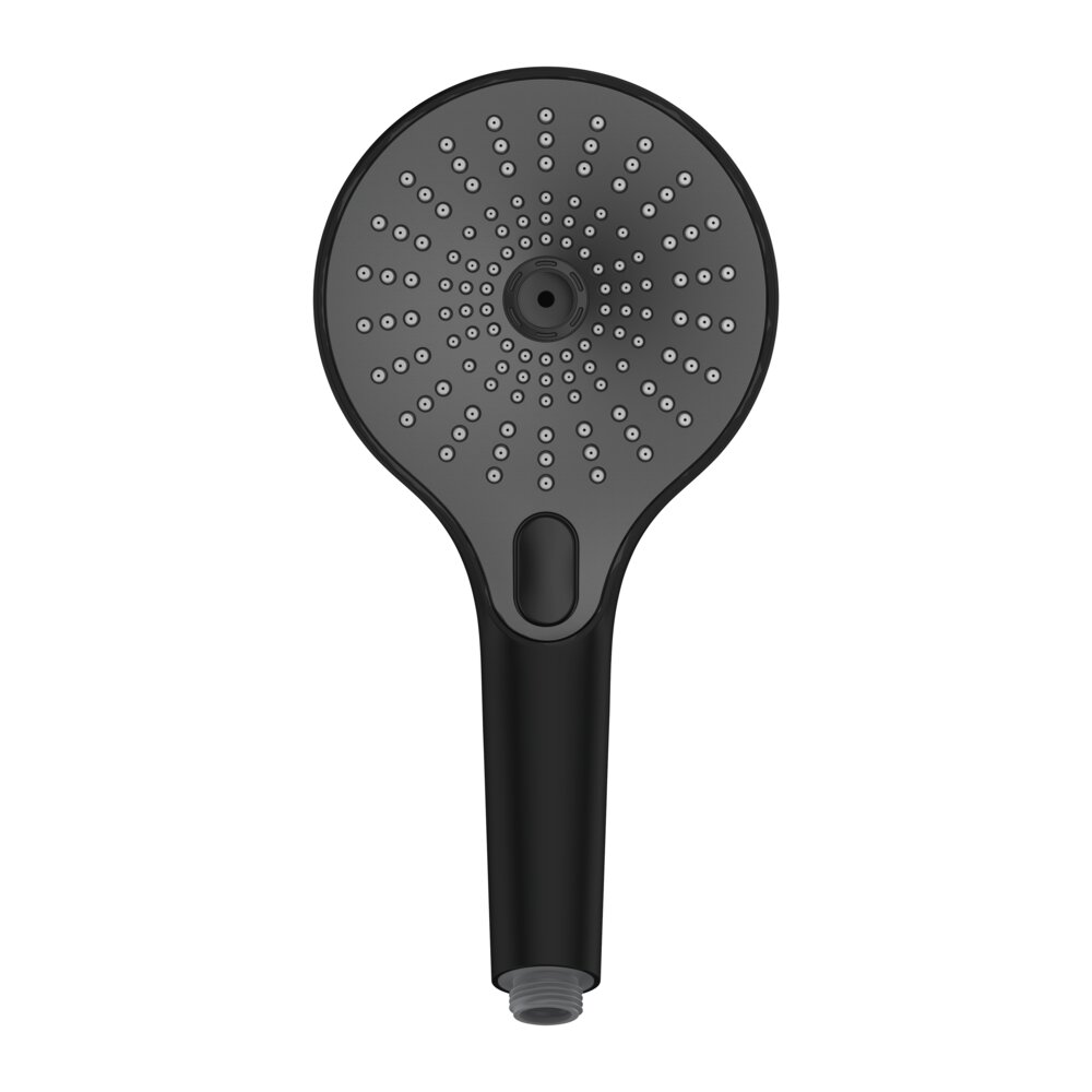 Pommeau de douche Ultimate Shower Noir/Gris  diamètre 13 cm