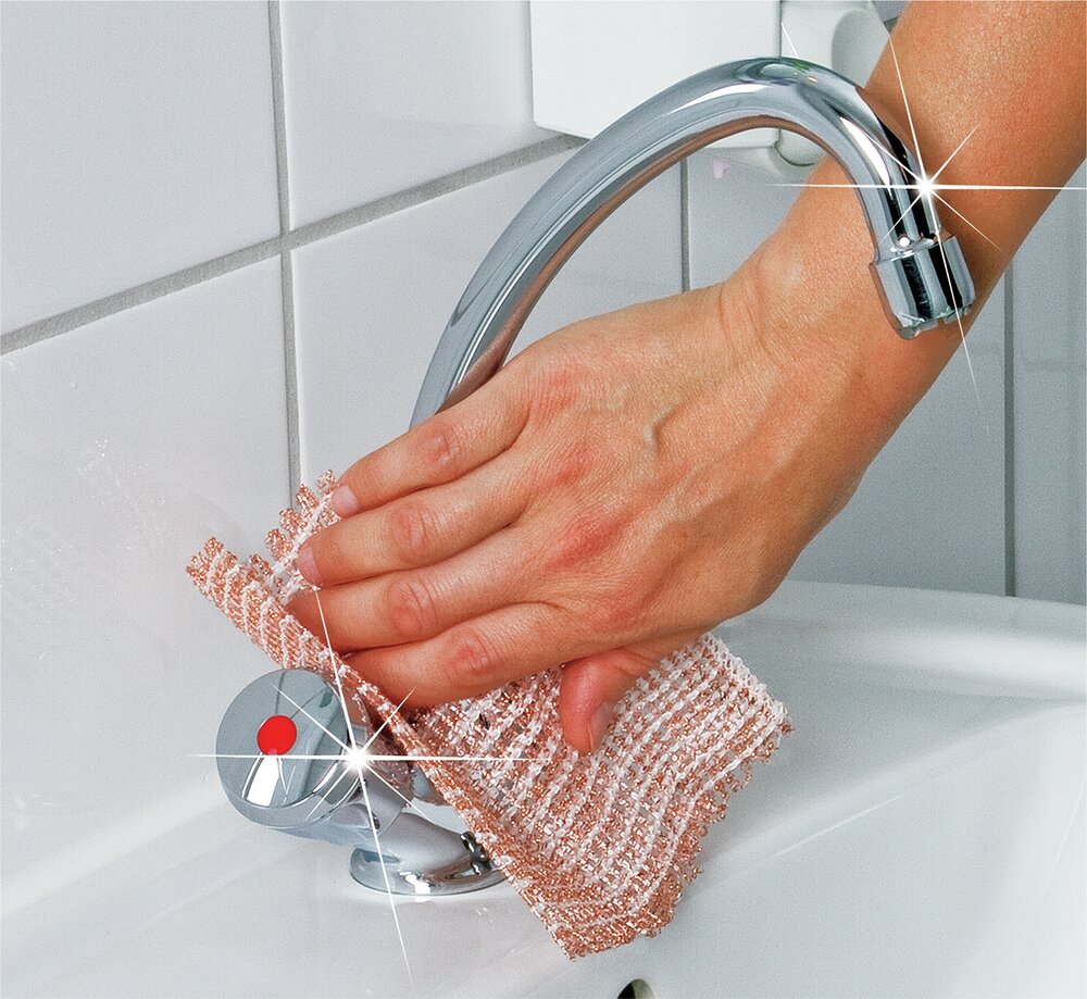 Kupfertuch, 6er Set  solide und rostfrei