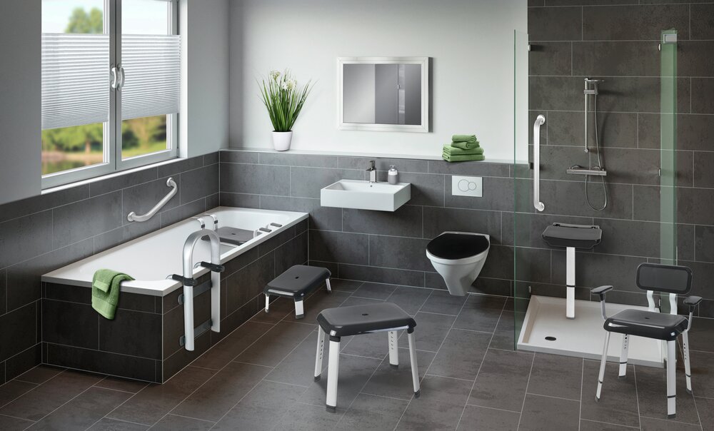 Poignée murale de maintien Secura Premium 63 cm  120 kg capacité de charge