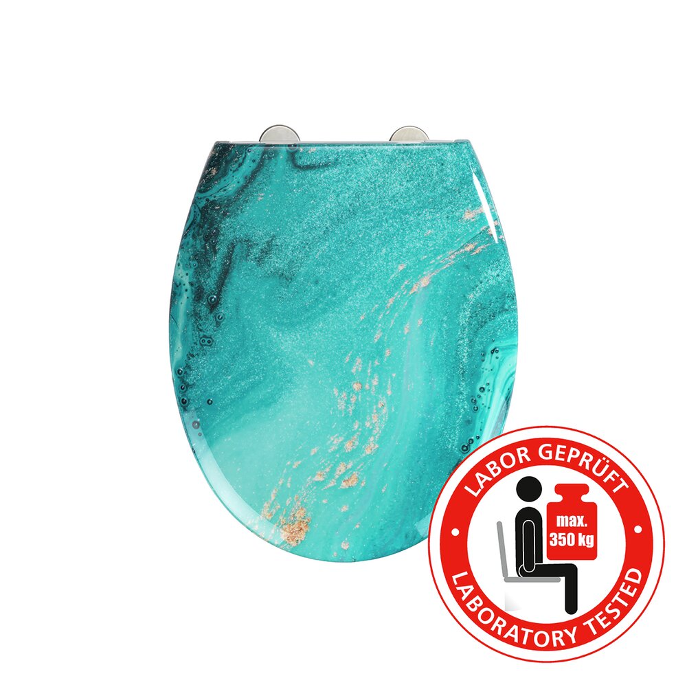 Premium WC-Sitz Mod. Stream  Duroplast, mit Absenkautomatik