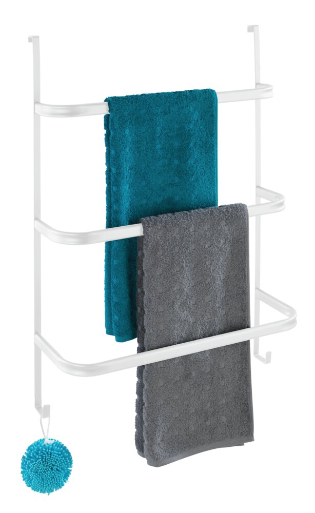 Handtuchhalter Mod. Irpinia, weiß, Metall, 54.5x77.5x21.5 cm  einfache Montage ohne Bohren