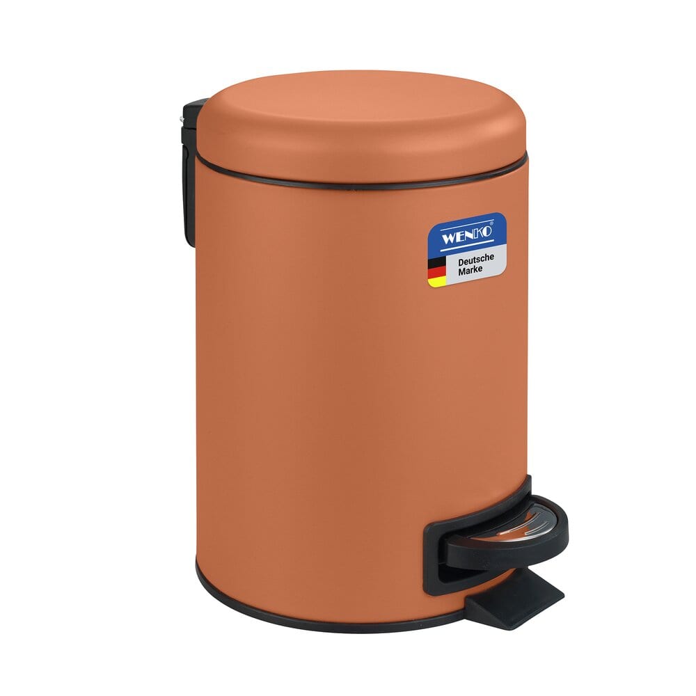 Kosmetik Treteimer Mod. Leman Terracotta Matt 3L mit herausnehmbarem Einsatz