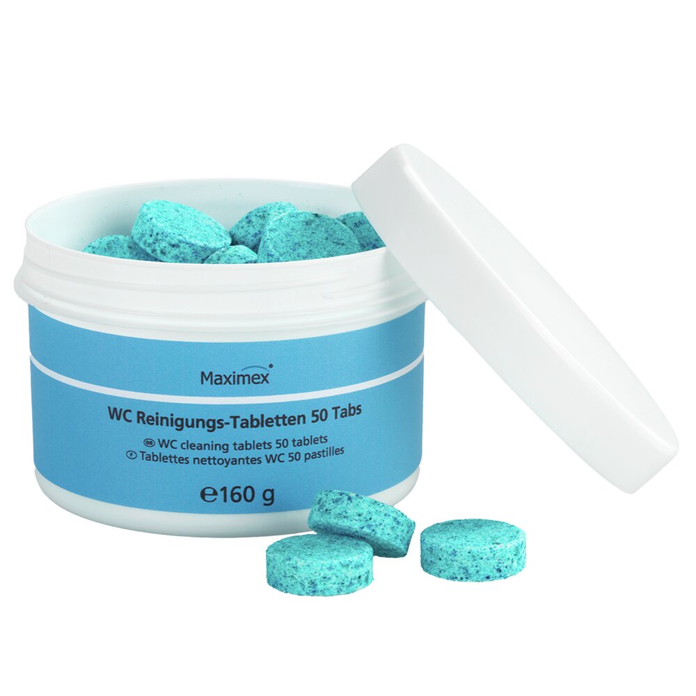 WC-Reinigungstabletten, 50er Set  stark gegen Urin, Kalk, Rost und Verfärbungen