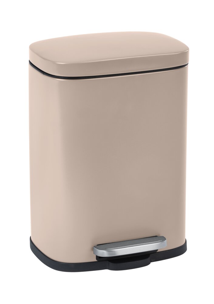Treteimer Mod. Leno, Taupe 5 L  Kosmetikeimer, Abfalleimer