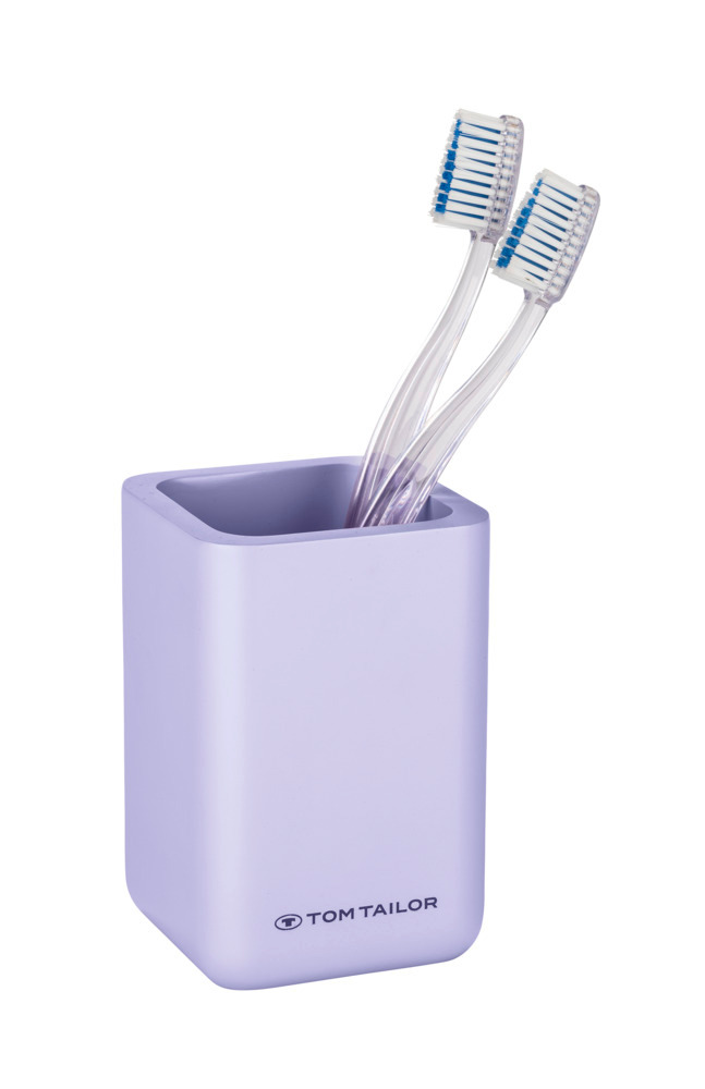 Zahnputzbecher Lilac, 2er Set  robust und pflegeleicht