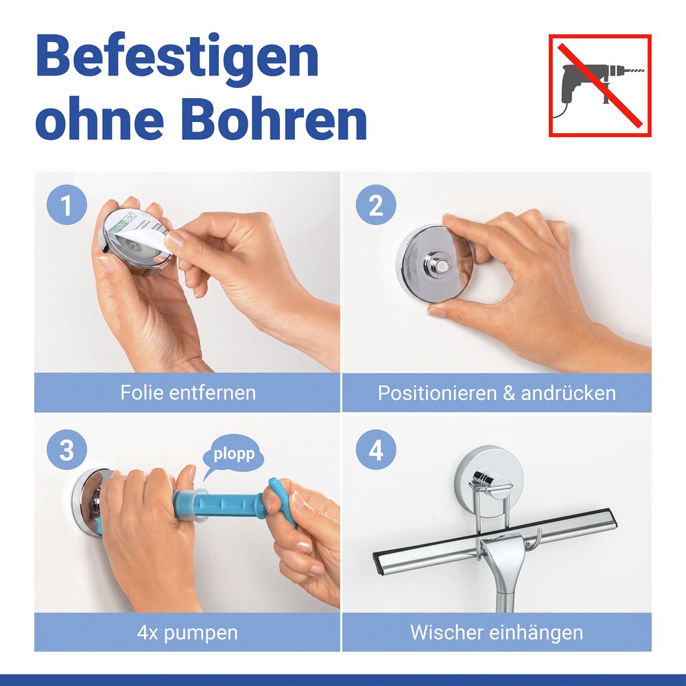 Vacuum-Loc® douchewisser