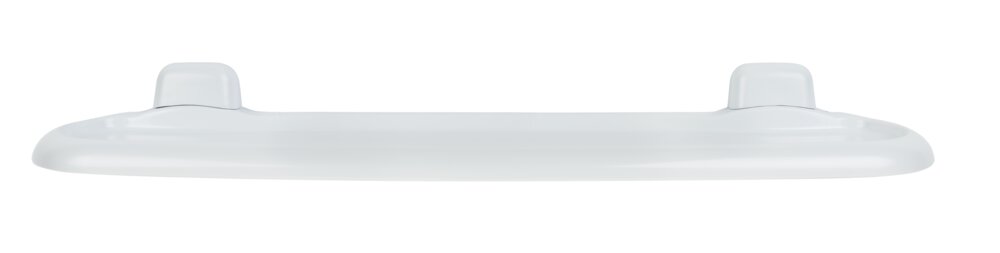 Étagère De Douche Sans Perçage KeZaara – Support Savon & Shampoing Avec Crochets, Pour Barre Ø 18-25 Mm, ABS Blanc Robuste