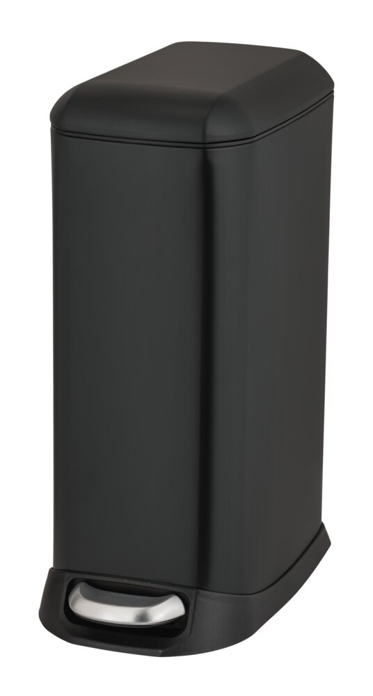 Treteimer Mod. Design 20 L, Easy-Close, Schwarz mit herausnehmbarem Einsatz