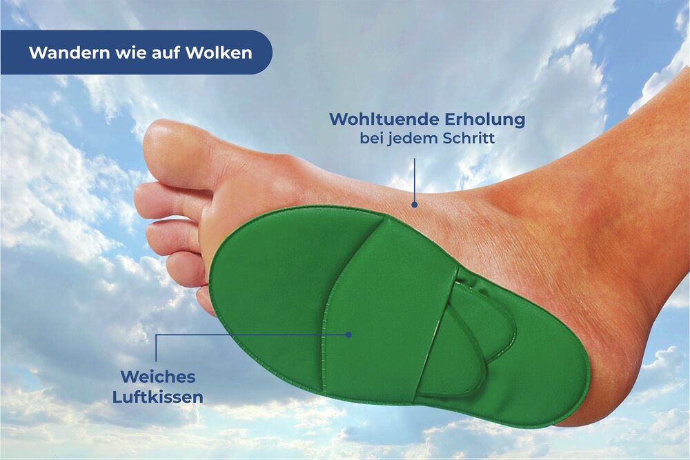 Luftkissen für Füße, 2 Paar  passend für alle Größen