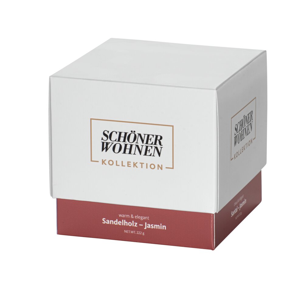 Duftkerze Mod. Sandalwood L, 2er Set  Brenndauer je 45 - 55 Stunden