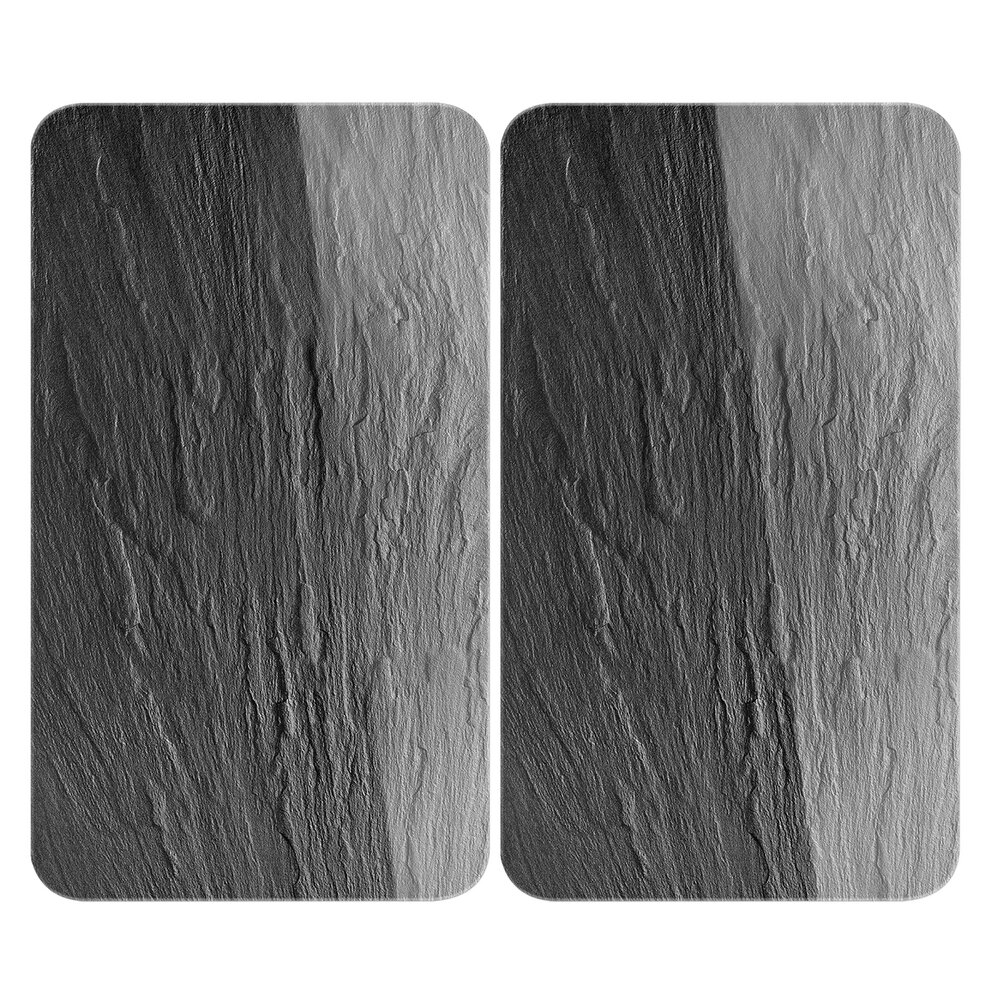 Herdabdeckplatte Universal Mod. Schiefer, 2er Set  für alle Herdarten geeignet