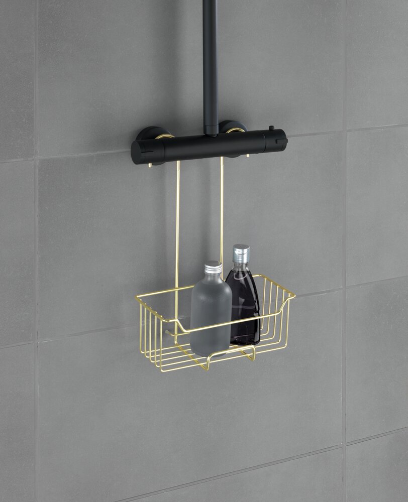 Caddy de douche thermostatique Milo Gold  Acier inoxydable