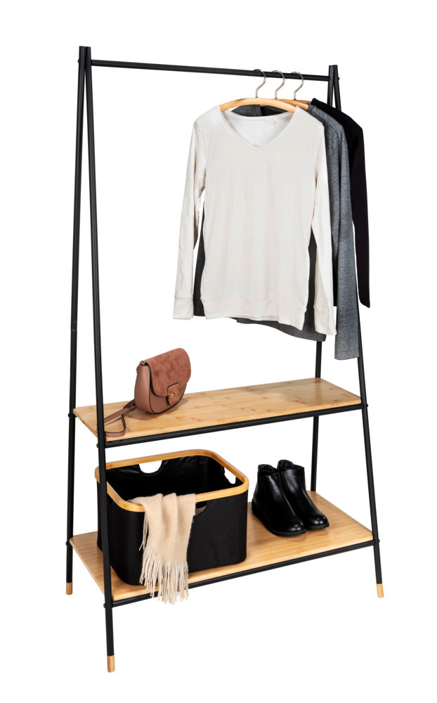 Standgarderobe Mod. Loft  mit 2 großzügigen Ablagen