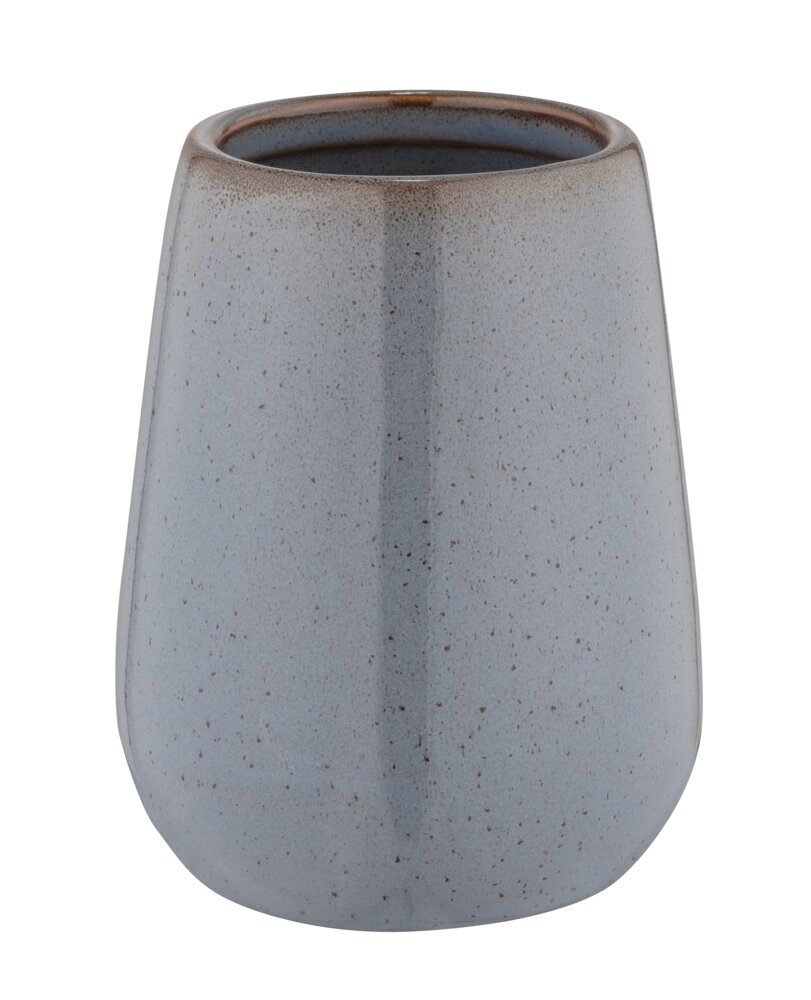 Gobelet à dents Mod. Sirmione, gris, céramique, Ø8x10,5 cm  design élégant et intemporel