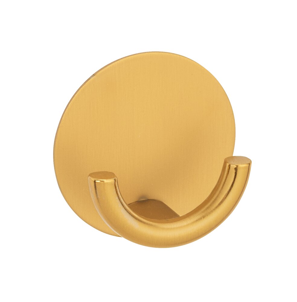 Crochet mural Rondo Gold  autocollant, acier inoxydable