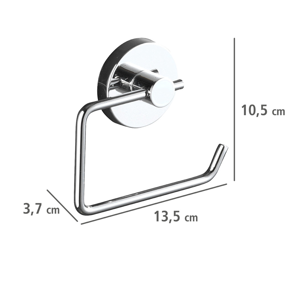 Vacuum-Loc® Toilettenpapierhalter Milazzo & Haken, 3-tlg.  Befestigung ohne bohren