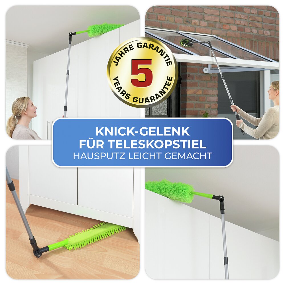 Knickgelenk für Teleskopstiel  mit 11-stufiger Winkelverstellung