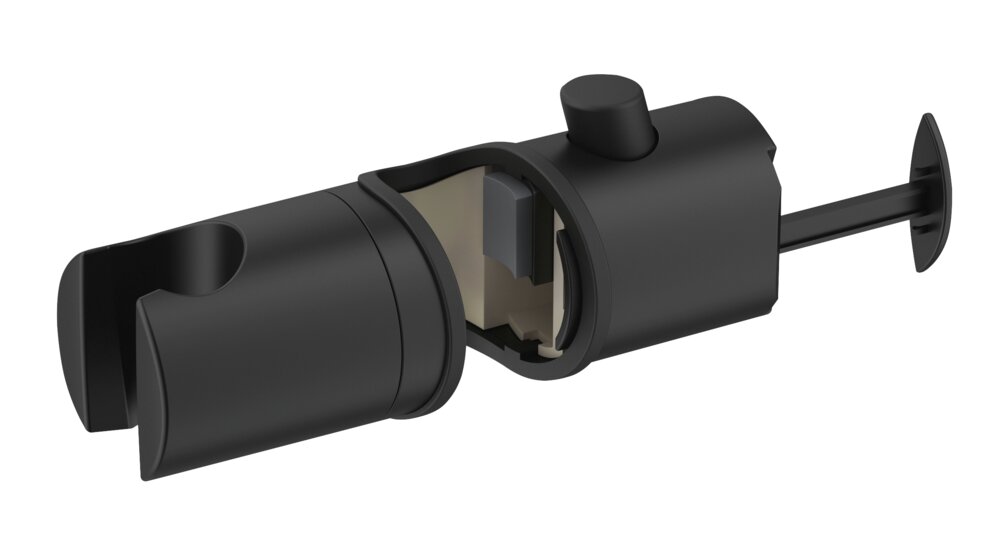 Brausegleiter Mod. Libertà Schwarz  einfache Höhenverstellung