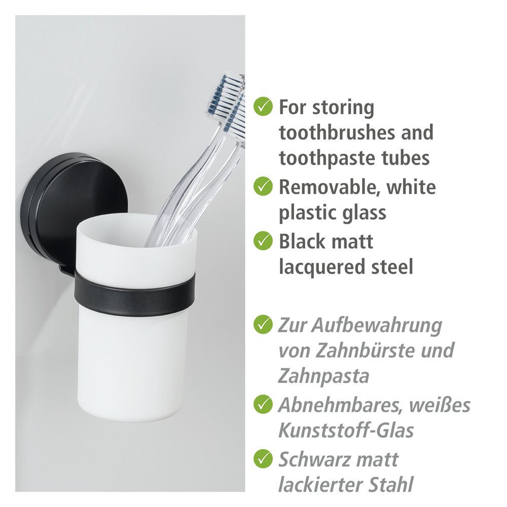 Static-Loc® Plus tandenborsteltrommel Pavia zwart