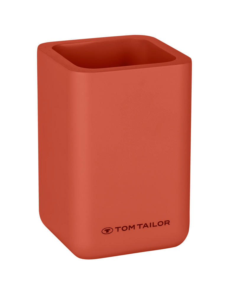 TOM TAILOR Zahnputzbecher,  Coral