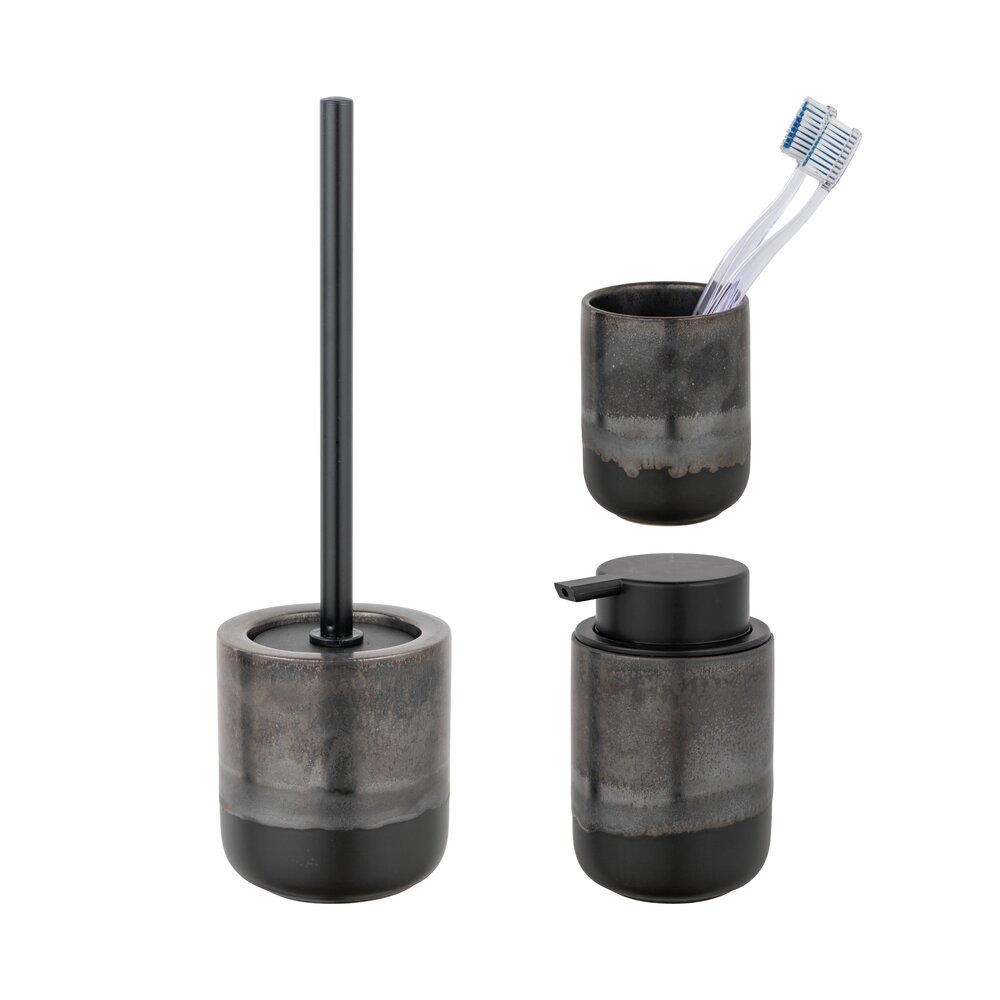 Keramik Bad-Accessoire Set Mod. RIOLO  3-teilig