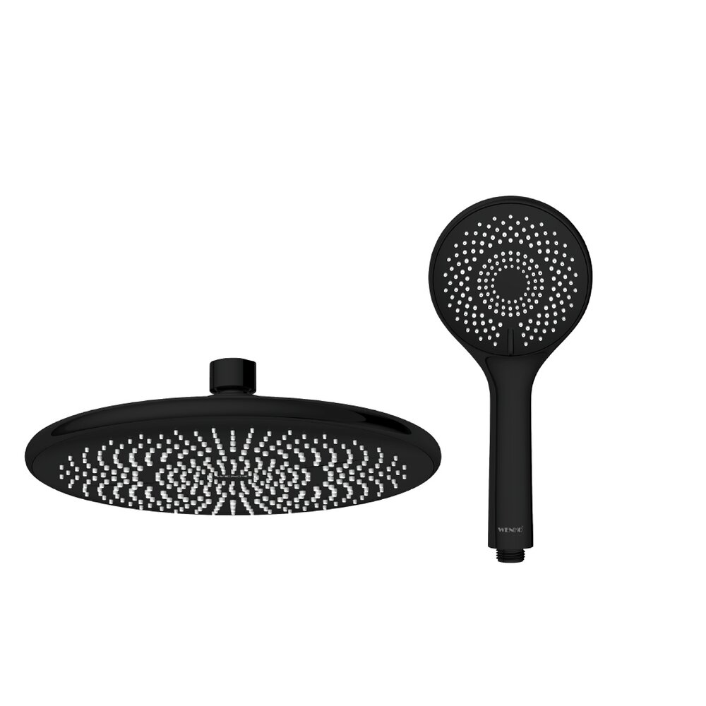 Douchesysteem Watersaving Black