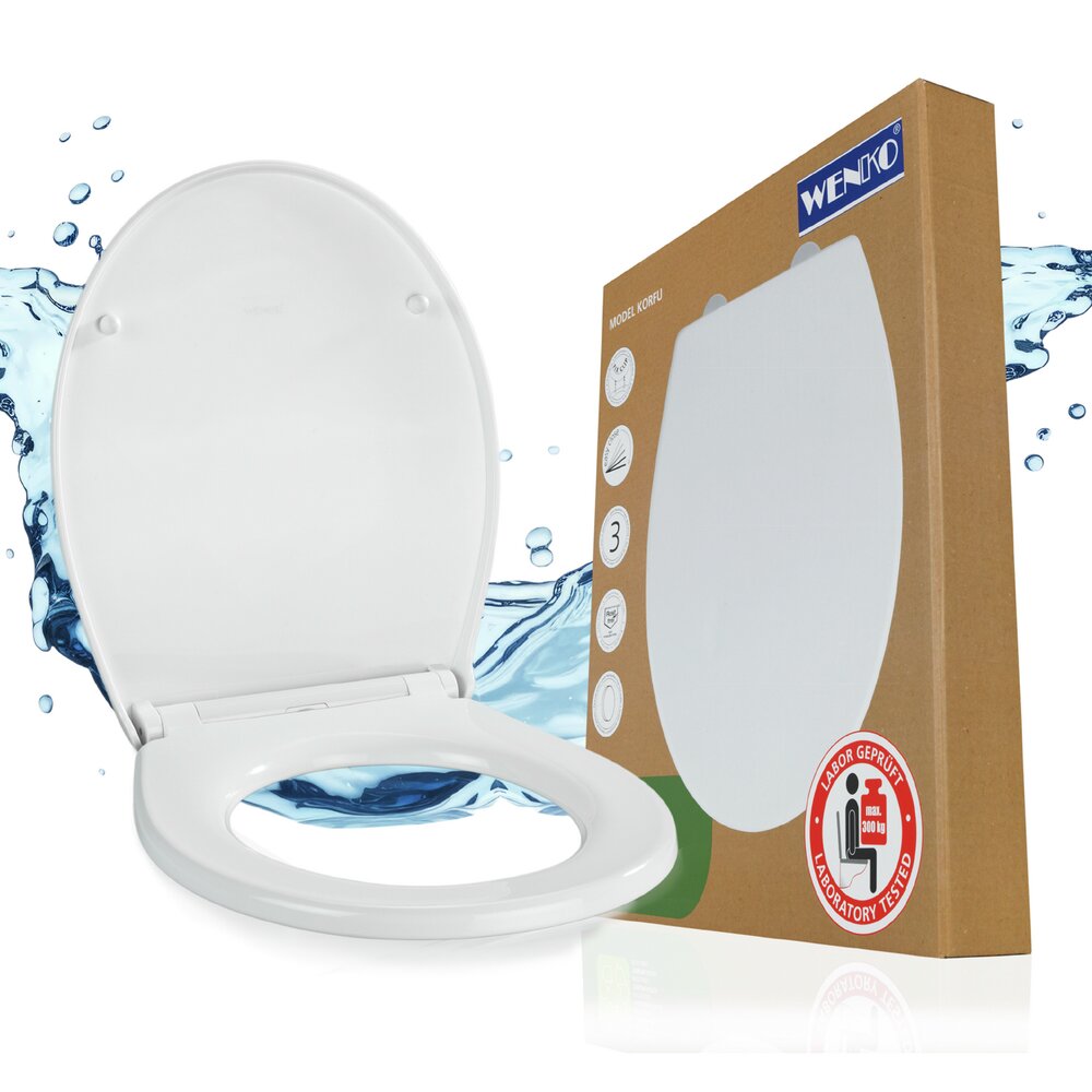 Toiletbril Mod. Korfu Wit
