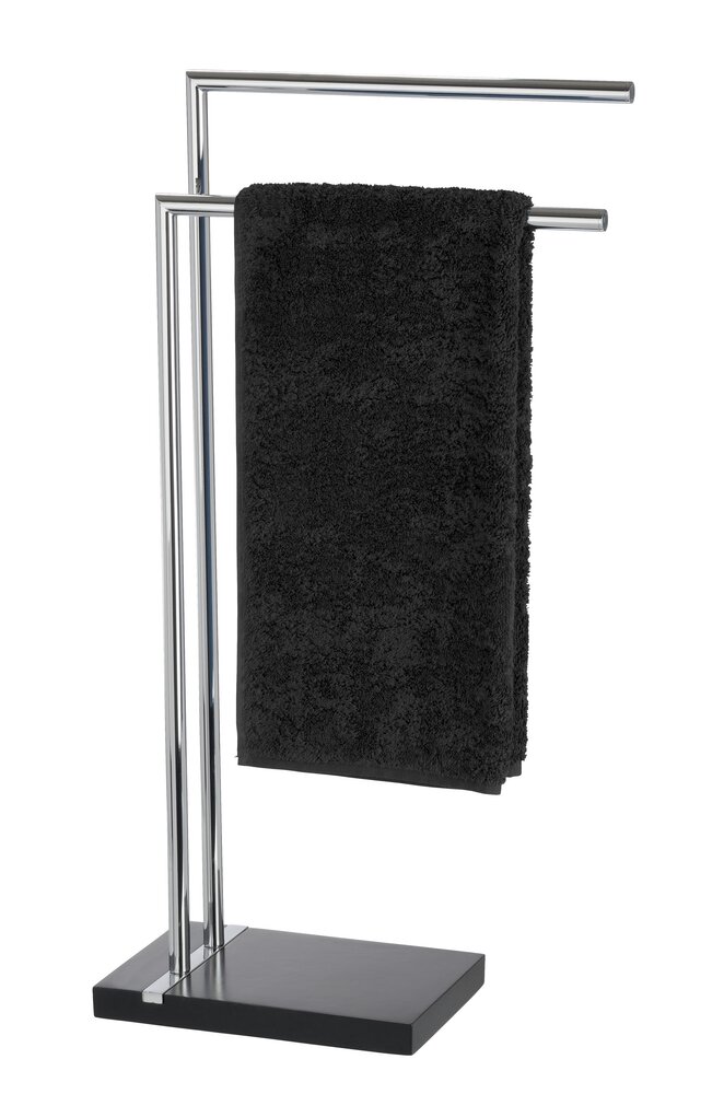 Handtuchständer Mod. Noble Black mit 2 Armen  Kleiderständer