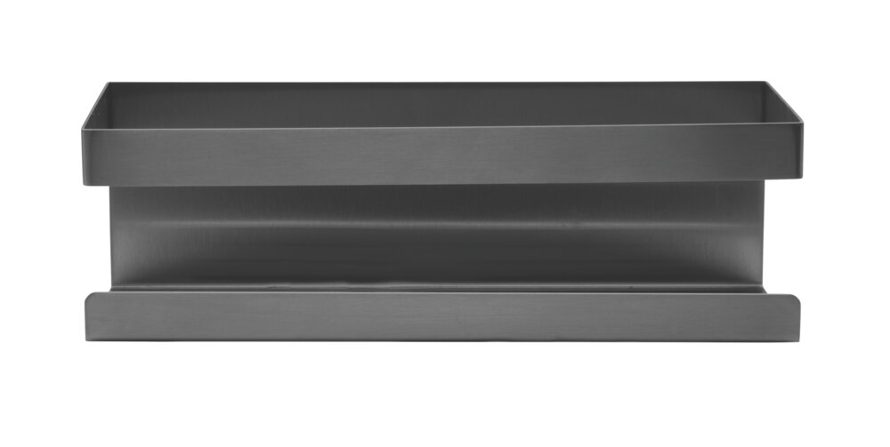 Wandablage Mod. MELETO Gun-Metal Grey  aus Edelstahl