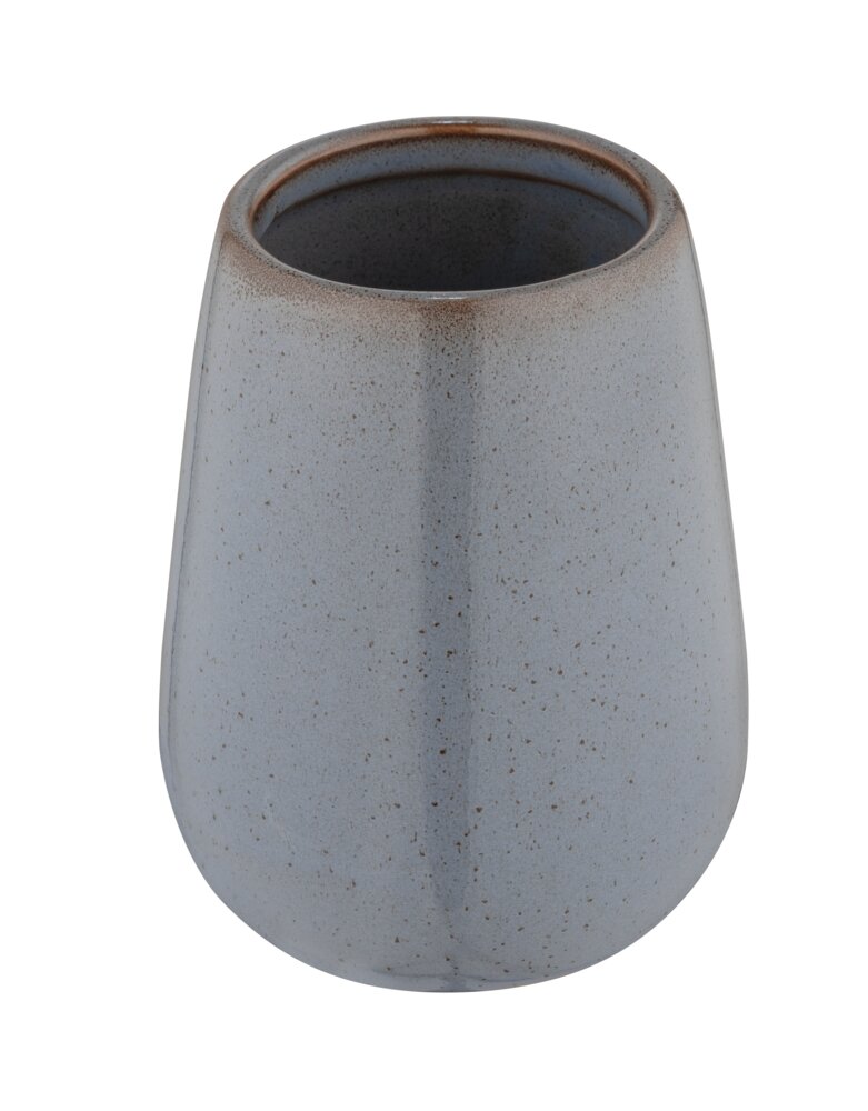 Gobelet à dents Mod. Sirmione, gris, céramique, Ø8x10,5 cm  design élégant et intemporel