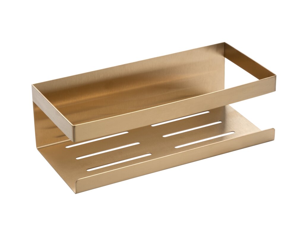 Wandablage Mod. MELETO Gold  aus Edelstahl