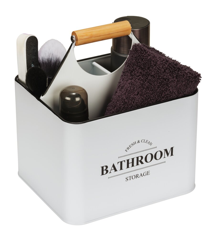 Badbox avec 4 compartiments Pali Blanc  en acier