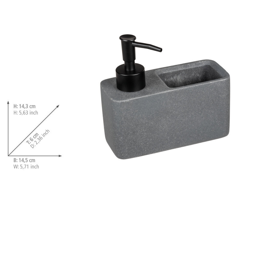 Distributeur liquide vaisselle avec porte   Avec compartiment int
