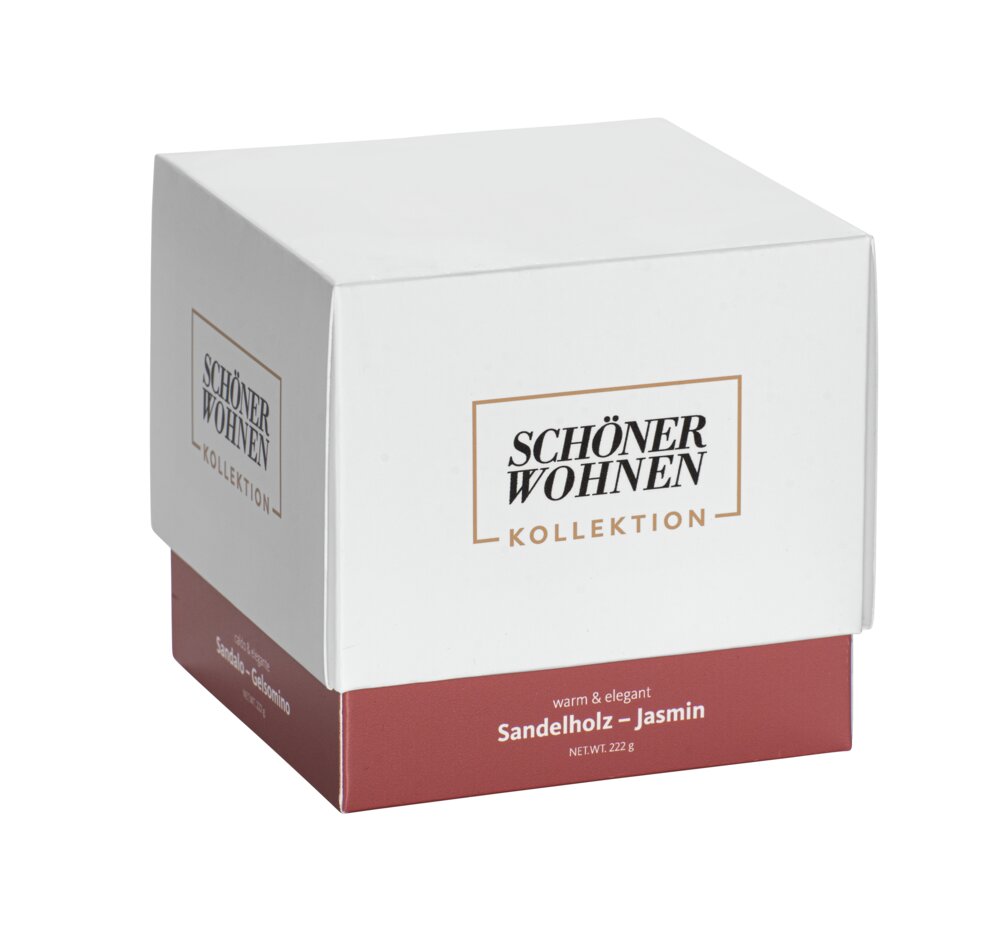 Duftkerze Mod. Sandalwood L, 2er Set  Brenndauer je 45 - 55 Stunden