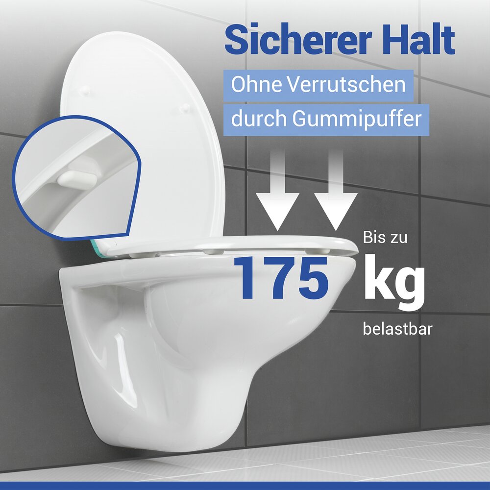 Toiletbril Mod. Black Marble