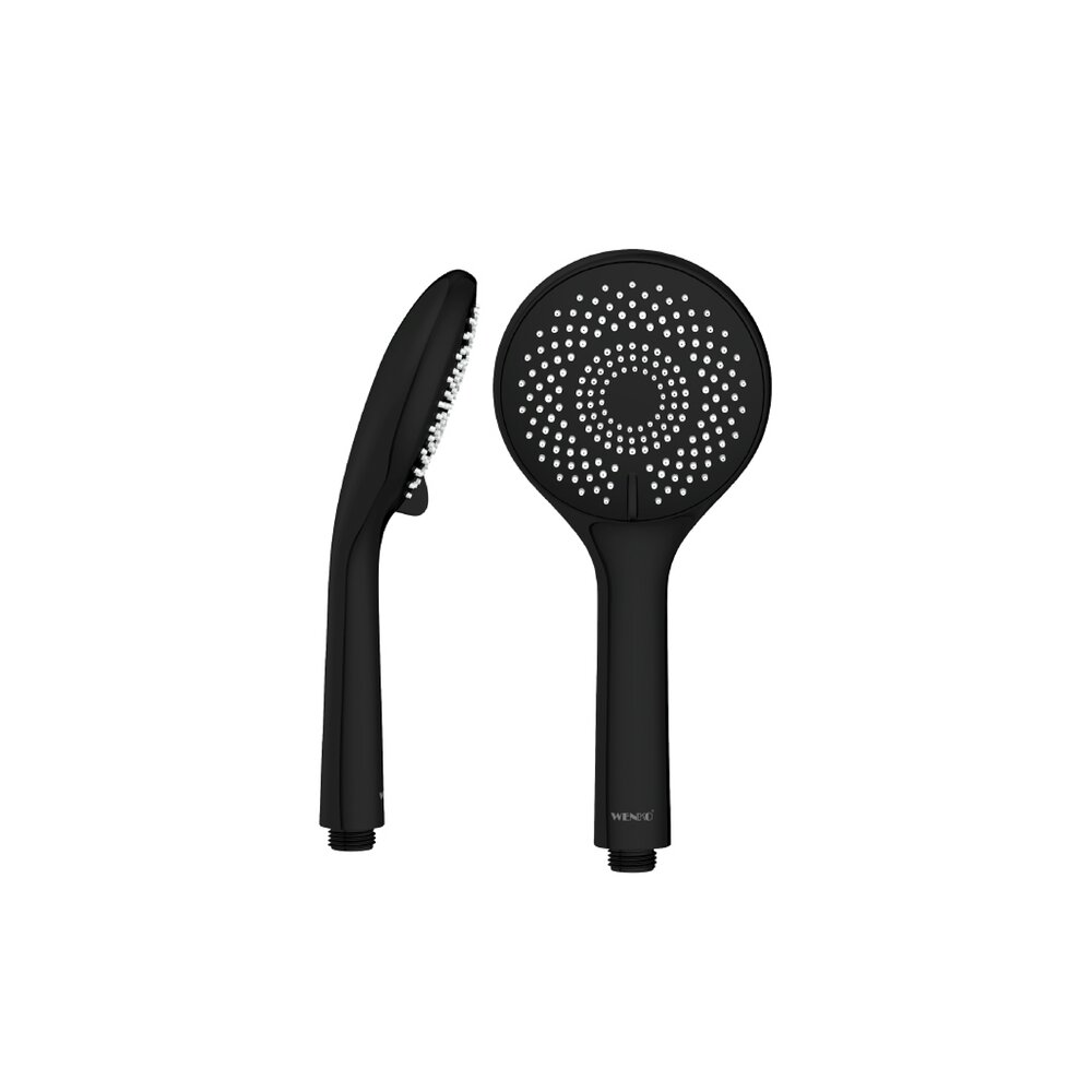 Brauseset Watersaving Schwarz  Länge Stange: 70 cm
